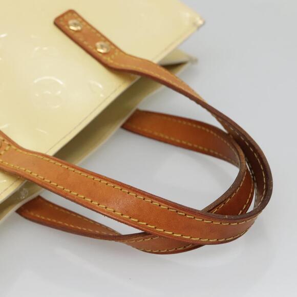 LOUIS VUITTON Monogram Vernis Reade PM Hand Bag Perle M91336 - Picture 7 of 12